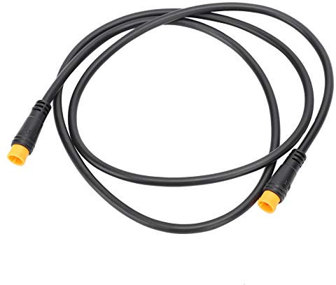 Yuezhongoo E Bikes Extension Cord, Electric Bike Extension Cable 34.3 inch Waterproof 3 pin Connector Conversion Adapter for e Bikes Cable Accessories (Male Head-Male Head)
