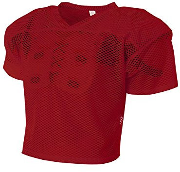 Fußball groß Bullauge Poly/Mesh 100% Practice Jersey mit oder ohne Schulterpolster (erhältlich in 10 Farben in für Erwachsene & Jugendliche Größen)