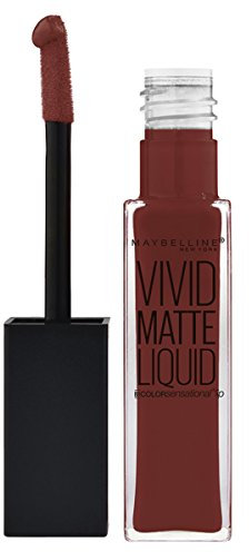 Maybelline Color Sensational Vivid Matte Liquid Lipstick, Number 37, Coffee Buzz
