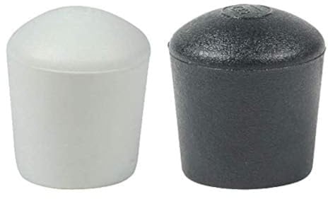 Lifeswonderful - 16 pcs Domed Furniture Feet - Ideal for Tables, Chairs etc - Available in Many Sizes & Colours (5mm, Black)
