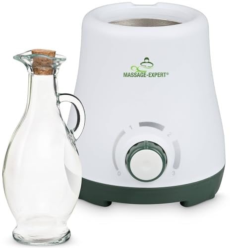 Massage Oil Warmer with Glass Carafe, Heat Oil Pleasantly in Only 5 Minutes, Stepless Heating from 0 to 100 °C, Relaxation Begins with The Warmer from MASSAGE-EXPERT