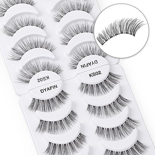 DYAFIN 3D Faux Cils Multipack Faux Cils Naturel Pleine Couverture