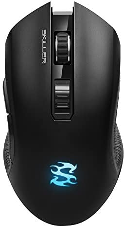 Sharkoon SKILLER SGM3 schwarz, optische Gaming Maus, Dual Mode (Funk oder Kabelgebunden), RGB