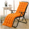 YOUCAI Auflagen Gartenliegen Sonnenliege Liegenauflagen Polster Kissen Dick Liegestuhl Relaxliegenauflage für Reisen, Urlaub, Innen, Außen,155x48x8cm,Orange