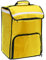PrimeMatik - Nevera portátil amarilla 40 Litros 34x47x25cm, mochila bolsa isotérmica para picnic, camping, playa, entrega de alimentos en moto o bicicleta