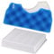 Filtri di ricambio per aspirapolvere Samsung SC4300 SC4470 DJ63-00672D VC-B710W VCDC13BV, filtro in spugna, filtro Hepa, filtro in cotone