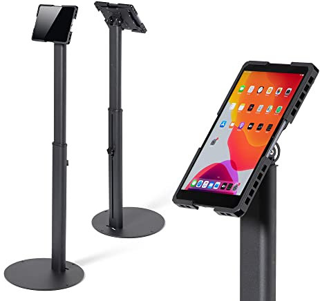 Tabdoq Soporte de Suelo Universal Compatible con iPad y Samsung Galaxy Tablet de 10 a 13 Pulgadas, Negro