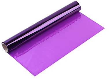 Bodhi2000 Zellophanpapier Geschenkpapier Bunte Leckereien Cellophanpapier Rolle Zart für Neujahr 1 Rolle Lila