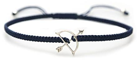 Griechische Mythologie Handgemachtes Glücksarmband - Artemis (Göttin der Jagd) - Schutz und Kraftarmband - Verstellbares Armband aus 925 Sterlingsilber für Damen, Herren, Mädchen, Jungen