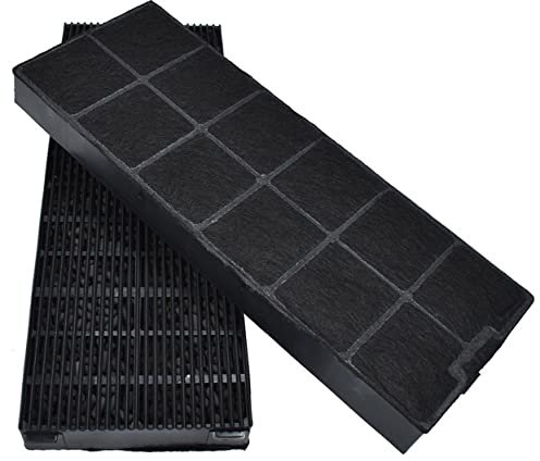 EVAYP / 2x Aktivkohlefilter / ACC918 K26 89013179 DG81-00559A 34534 182192 KFEN4500 CR240 / Passend für ATAG Candy Gorenje Indesit für Küchenhauben, Dunstabzugshauben