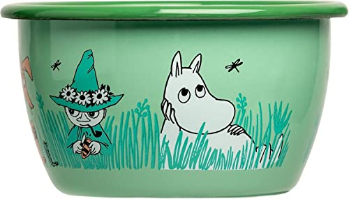 3dl Muurla Boys in the garden enamel bowl