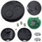 KONIKON Repair Set Autoschlüssel Schlüsselgehäuse + 3X Drucktaster + 2X CR1225 Batterie Auto Schlüssel kompatibel mit SMART 450 Fortwo Roadster Cabrio Coupe 98-07 Fernbedienung Gehäuse