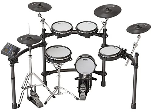 NUX DM-8 Digital Drum Kit, authentisches akustisches Gefühl, realistisches ausdrucksstarkes Spielen, robustes Racksystem