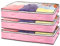 Stackzy Flat Clothes Underbed Storage Bags – Sturdy Fabric Storage Solution – Foldable Underbed Container and Closet Organiser – Reinforced Storage Bin for Clothes – 3pcs, Pink 75L Capacity