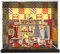 Acryl Vitrine für Lego Harry Potter Gryffindor Haus Banner Set 76409 Modell - Staubdichte Anti-UV Aufbewahrungsbox - Sammler (Hintergrund A)