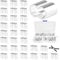 FCXQG 50 Pcs Seilklemme Gummiseil Mit Aufbewahrungsbox 6mm Expanderseil WüRgeklemmen Aus Aluminium Geeignet FüR Dehnseile,Planenseile Und Gummiseile