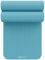 Hop-Sport Gymnastikmatte 190 x 60 cm x 1 cm, Sportmatte - gelenkschonend & rutschfest, Fitnessmatte aus NBR-Schaumstoff + Tragegurt- BLUE MIST