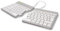 R-Go Split Tastatur, Bluetooth 5.0, Mit Anti-RSI-Software, Ergonomische Design mit Geteilte Tastenfeld, Multi-Media Bedienelemente, QWERTZ Deutsches Layout, Kompatibel mit Windows/MacOS, Weiss