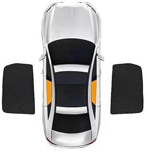 OTTSAN Pare-Soleil Voiture pour Peugeot 2008 2019-2023, Chaussette Voiture Soleil Protection UV Protection Solaire Rideaux D'intimité Rideau Occultant Accessoires Auto,Rear 2pcs