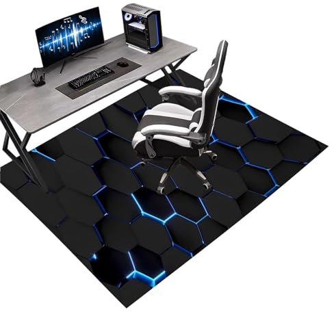 Office Chair Mat for Hardwood Floor Protector, Gaming Chair Mat Non-Slip Floor Mat for Rolling Chair Home,A13,60x90cm