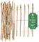 Creative Home Staketenzaun 100cm hoch und 5m lang | Haselnusszaun | Rollzaun | Lattenabstand 7-9 cm | Gartenzaun Holz Holzzaun | Zaun Garten Ideal als Rasenkante Blumenbeet Umrandung aus Haselnuss