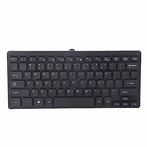 Yinhing Mini USB Keyboard, Small Wired Keyboard Multimedia Kaypad Mini USB Wired Laptop Portable Laptop Accessories K1000