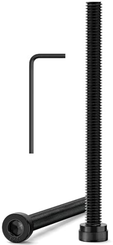 120Pcs M3 Bolts, M3 x 40mm Hex Socket Head Cap Screws Bolts | 12.9 Grade Alloy Steel, Black Oxide Finish, Allen Socket Drive, Full Threads, with Hex Spanner