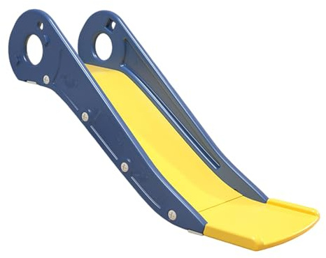 MotiveTech Toboggan D'intérieur pour Enfants, Toboggan Antidérapant, Structure de Jeu Stable pour Canapé-lit, Bleu
