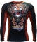 Hardcore Training Tiger Schwarz Rash Guard Men's Kompressionshemd Herren Lange Ärmel Grappling Jiu Jitsu MMA Fitness Boxen No Gi
