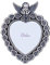 GiftsOGifts Mini Engel mit Herz Bilderrahmen 3,8cm x 3,8cm