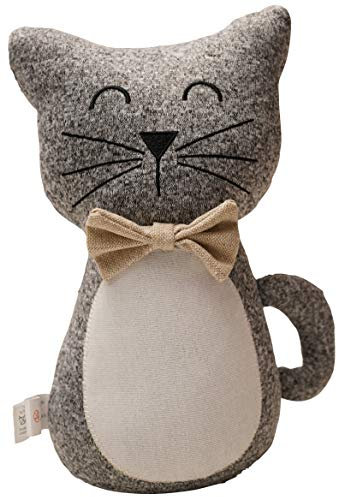 khevga Tope para puerta con diseño de gato (28 cm de alto)