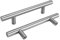 goldenwarm LS201BSS90 15 modernos tiradores plateados de acero inoxidable. Tiradores de barra para armarios de cocina, muebles, puertas y armarios de ropa