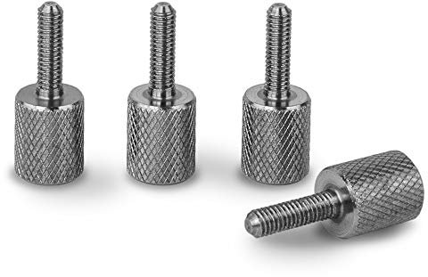 Precisiongeek Moleté Pouce vis acier inoxydable M3 x 12mm - clé à six pans creux dans la tête