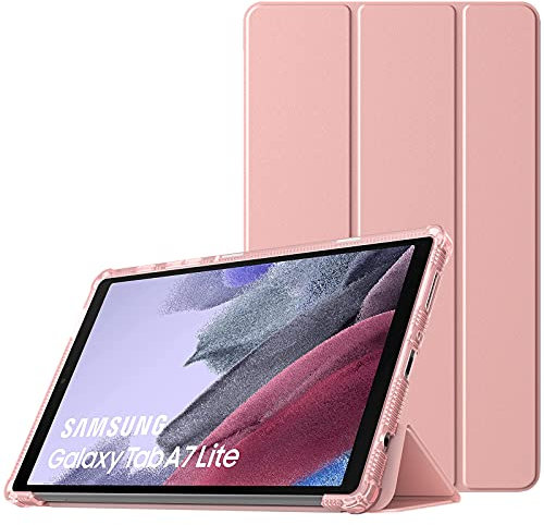 TiMOVO Custodia Compatibile con Samsung Galaxy Tab A7 Lite 8.7 2021(SM-T220/T225/T227), Case per Tablet, Cover Protettiva per Tablet, Proteggitablet con Supporto, Accessori per Tablet, Oro Rosa