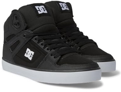 DC Shoes Herren Pure HIGH-TOP WC Schuh, Black/Black/White, 47 EU