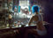 Displate Offiziell Cyberpunk 2077 MetallPoster Magnetische Befestigung Inklusive Lizenziert Bilder Hochwertiges Poster Concept Arts - Smoke and mirrors Poster 45 cm x 32 cm