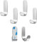 Gancho Adhesivo De Acero Inoxidable Para Pared, 4 Piezas Colgadores De Pared Adhesivos, Colgador Toalla Baño, para Baño, Cocina, Sala de Estar, Plata