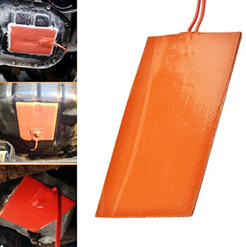 RANRAO Heizkissen, 15 Watt 12 V Motorrad Kraftstofftank Silikon Heizmatte Universele Brandstoftank Wassertank Gummi Feuchtigkeit Pad Heizarmatur 10x5 cm
