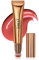 Flüssige Kontur Beauty Wand, Gesichts Highlighter und Bronze Stick mit Kissen Applicator befestigt, Schimmer lange anhaltende seidige Creme Gesicht Highlighter Bronze Make-up Stick (03# Pfirsich)