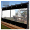 Telone Impermeabili Per Esterno, Pergola Patio Veranda Gazebo Pannelli Laterali Teloni Trasparenti, Telone Trasparente Nero Resistente Alle Intemperie in PVC ( Colore : WxH , Misurare : 480x250cm(15.7