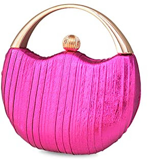 CORIOS Damen Abendtasche Glitzer Henkeltasche Funkelnd Clutch Tasche Hochzeit Brautbörse Schultertasche Glänzend Umhängetasche Cocktail Party Abschlussball Tasche für Frauen Rose