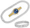 Herren ICY Gold glitzernde kubanische Gliederkette mit Uhrenarmband Set Miami Panzerkette Kubanische Kette Vollstrass Rapper