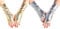SEAUR Damen Armstulpen Wetlook Fingerlos Handschuhe Goth Punk Lackleder Armwärmer Silber Golden Stulpen für Cosplay Karneval Party Halloween Kostüm - 2 Paar