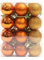 Wambere Weihnachtskugeln Set,24 Stück Christbaumkugeln Christbaumschmuck Weihnachtsbaumschmuck Matt Glänzend Glitzernd Christbaumkugel Weihnachten-Dekoration,Orange