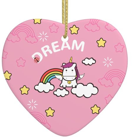 Einhorn Weihnachtsschmuck Weihnachtsbaumschmuck Personalisierte Weihnachtsschmuck Halloween Baumschmuck