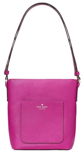 Kate Spade New York Damen Elise Pebbled Leather Bucket Bag, Baja Rose, Baja Rose