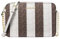 Michael Kors Jet Set Logo Large East West EW Crossbody (Brown Multi), Braun Multi, Large