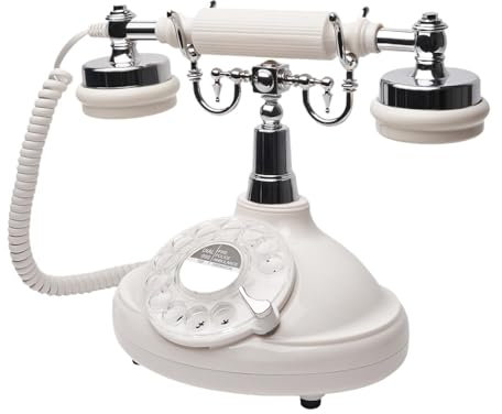 perfk Audio-Gästebuch, Tischtelefon, Modell „Klassisch“, Nachrichten aufzeichnen, Sprachrekorder, Telefon, Audio-Gästebuch, Telefon für Ruhestandsfeier