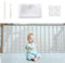 Kinder Sicherheitsnetz,300x90cm Kinder Treppenschutznetz,Baby Balkon Geländer 3 Meter Treppenhaus Sicherheitsnetz,Haushalt Rausfallschutz Netz,für Schutz von Kindern Haustieren (Weiß)