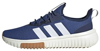 adidas Men's Kaptir 4.0 Sneaker, Dark Blue/White/Grey, 9 UK